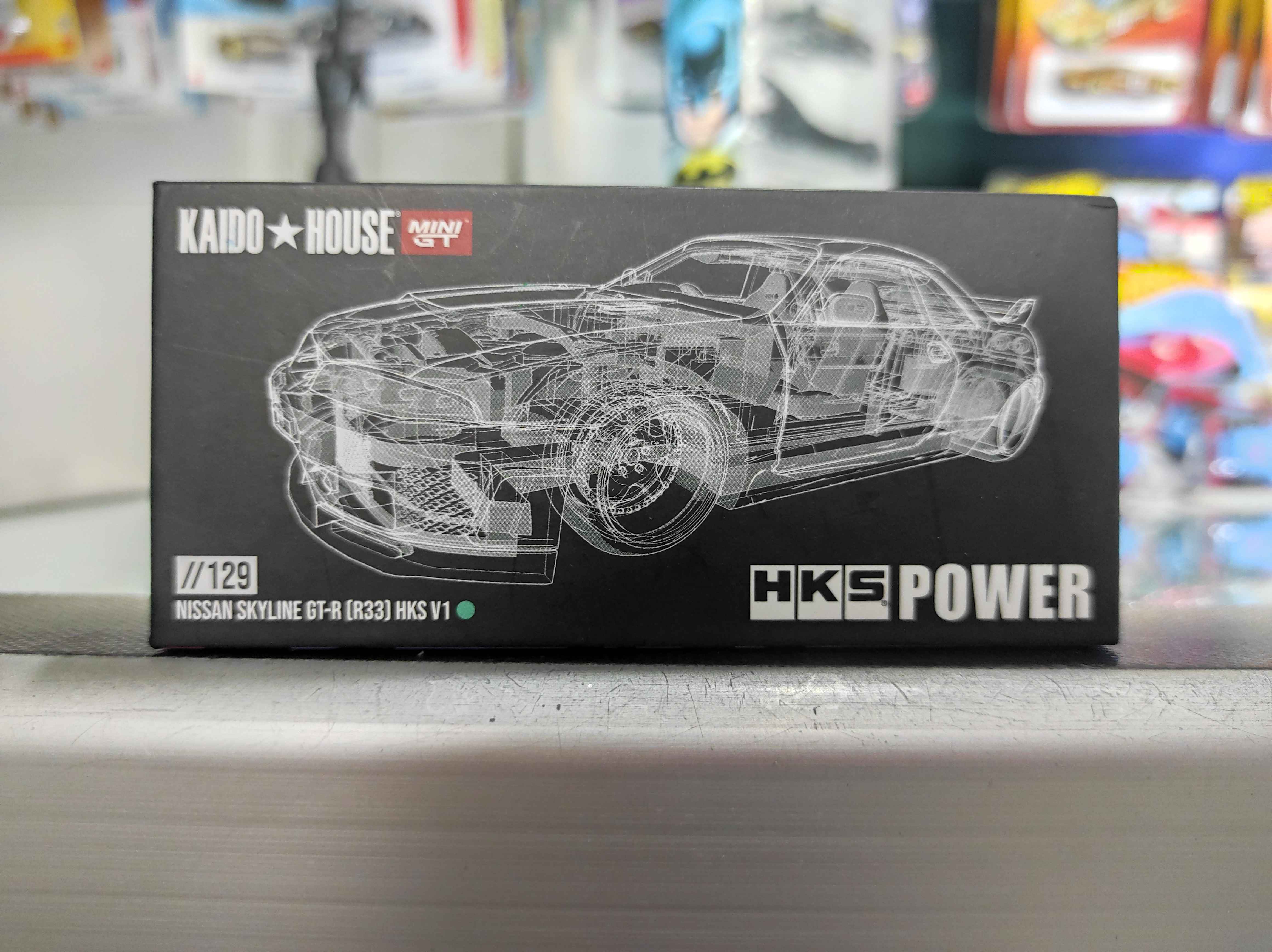 Kaido House x Mini GT Nissan Skyline GT-R (R33) HKS V1