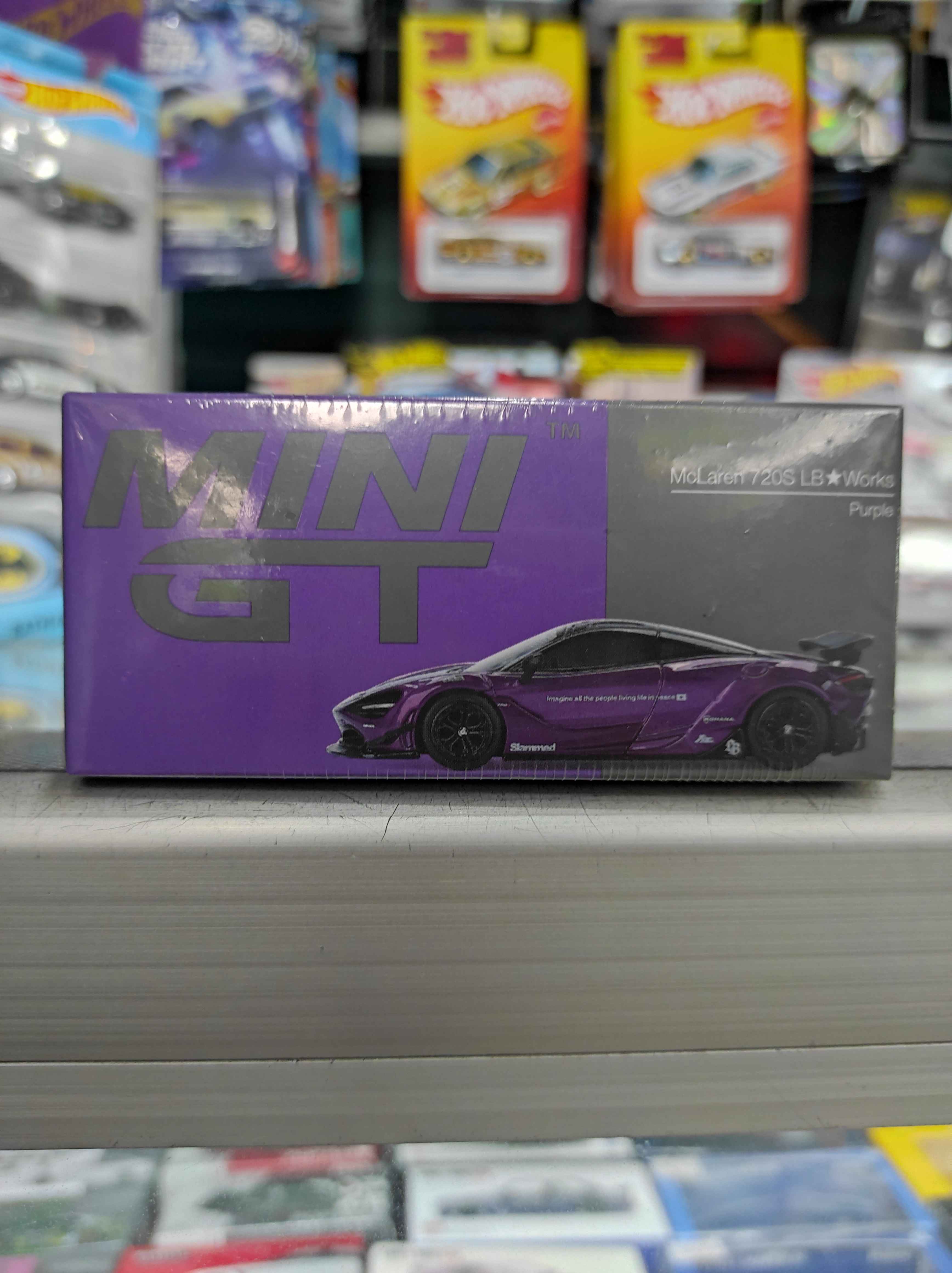 MINI GT 1:64 McLaren 720S LB Works (Purple)