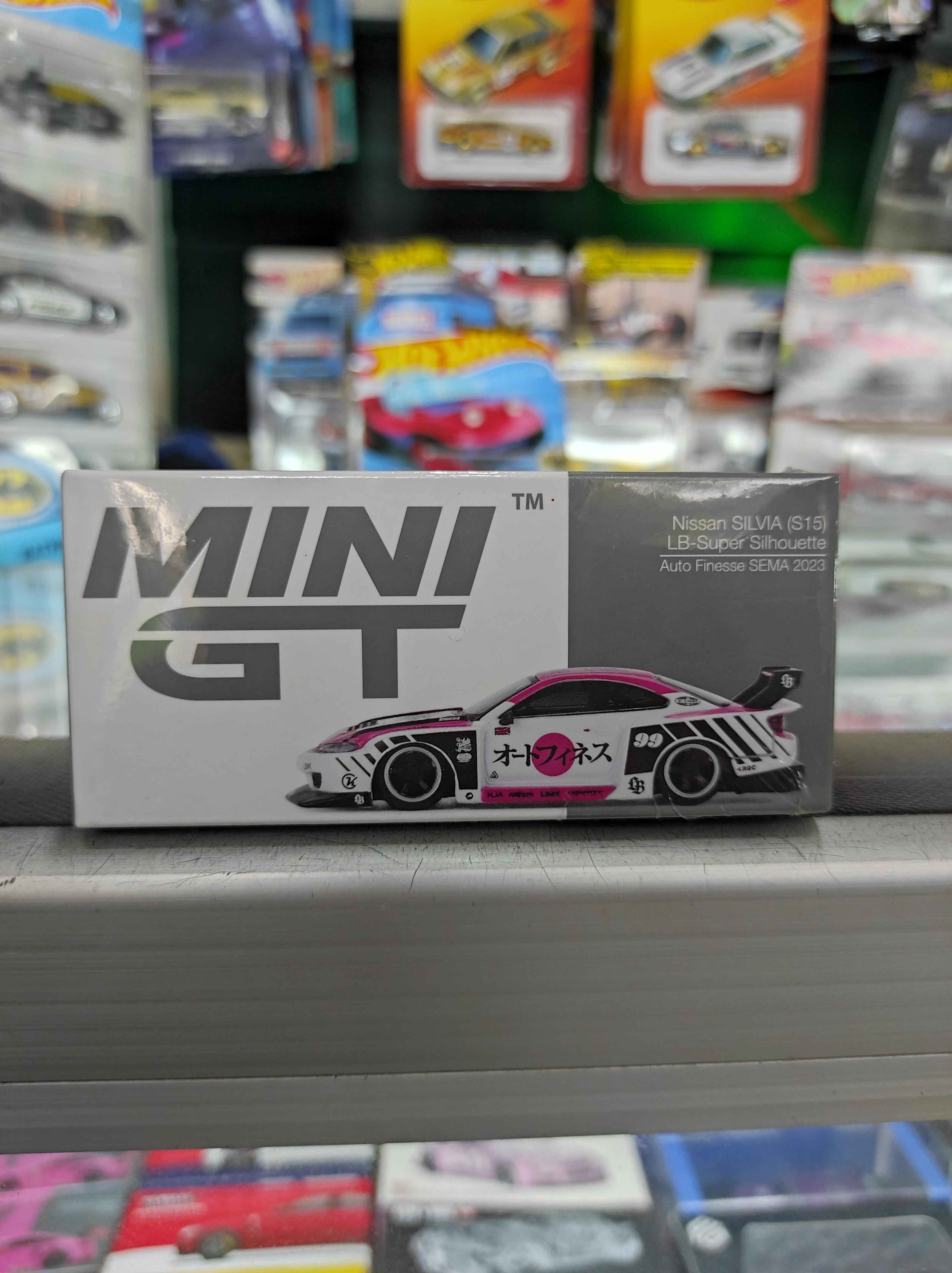MINI GT 1:64 Nissan SILVIA (S15) LB-Super Silhouette Auto Finesse SEMA 2023